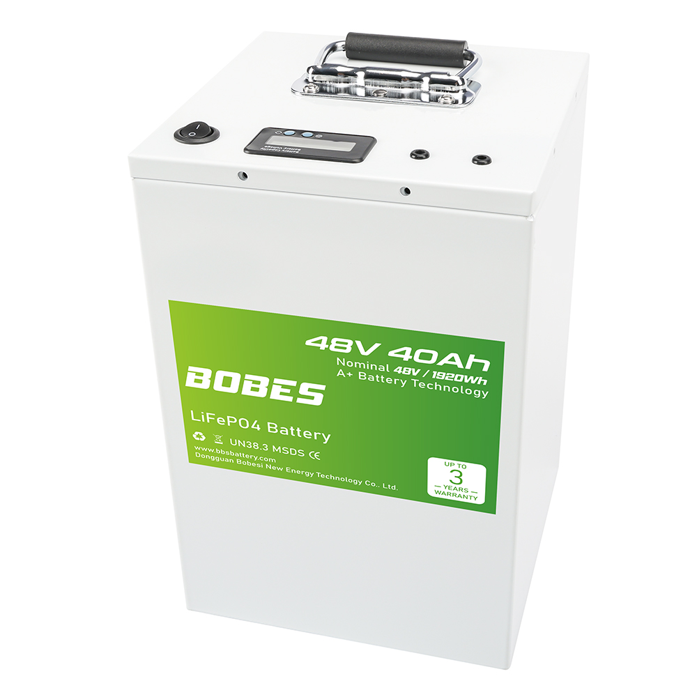 Pack personnalisé OEM 48V 40AH Batterie au lithium pour moto électrique